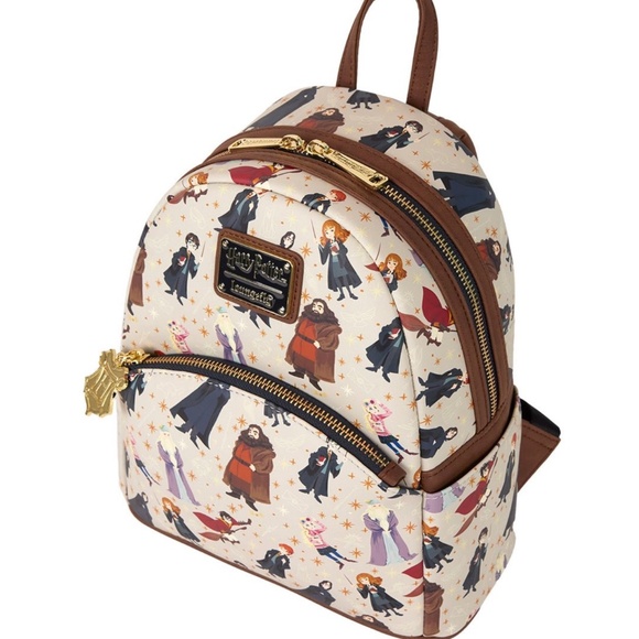NWT Harry Potter and Friends AOP Mini Backpack - Picture 2 of 4